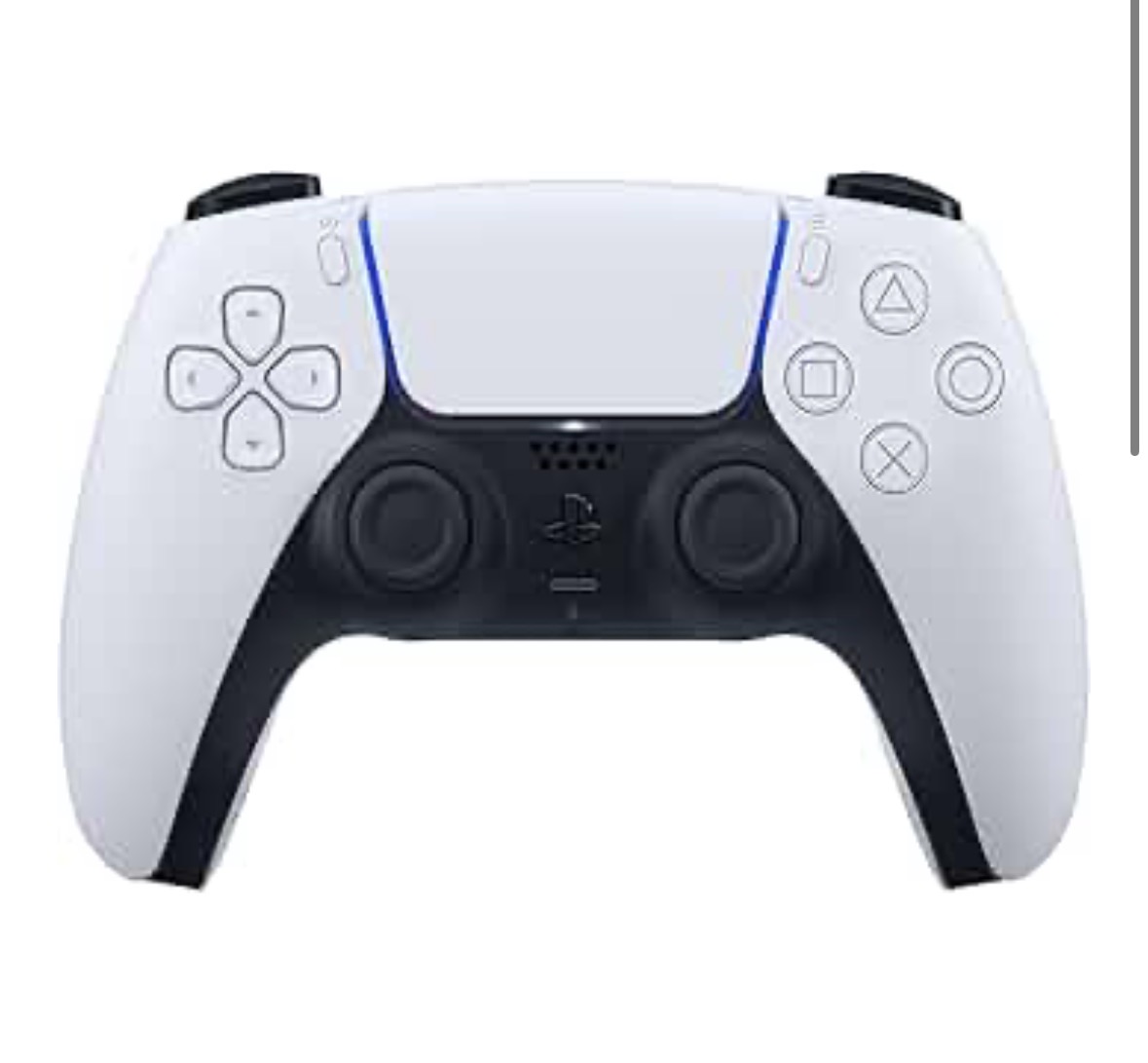 PlayStation 5 controller white color
